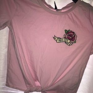 Pink “You’re Cute” Crop top